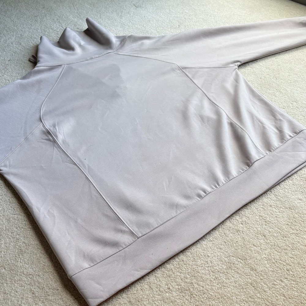 Dear Scarlett Cream Polo Collar Oversized Hoodie size 1X - Picture 8 of 8